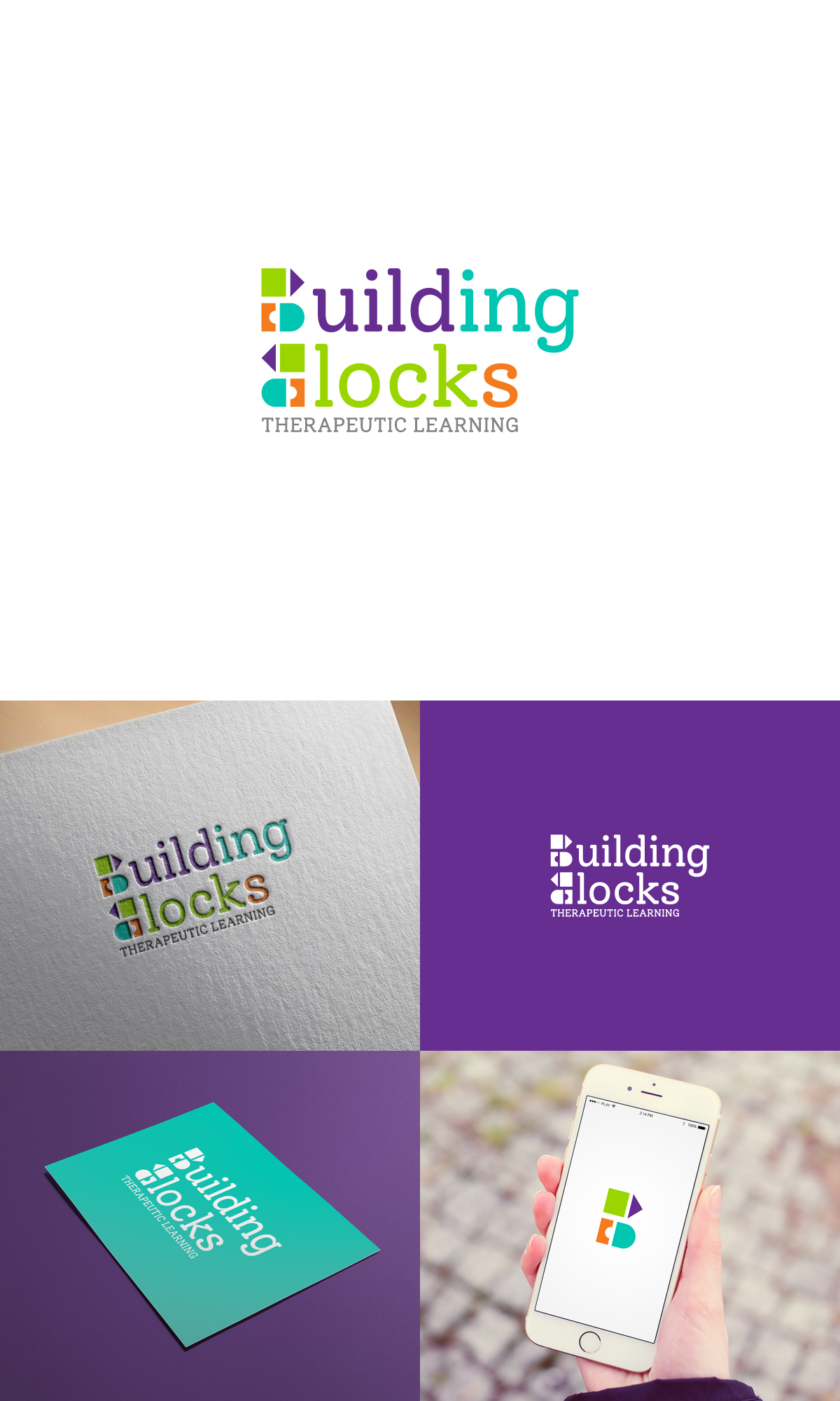 Diseño de Logo por NineOwl para Building Blocks Therapeutic Learning | Diseño #29403173