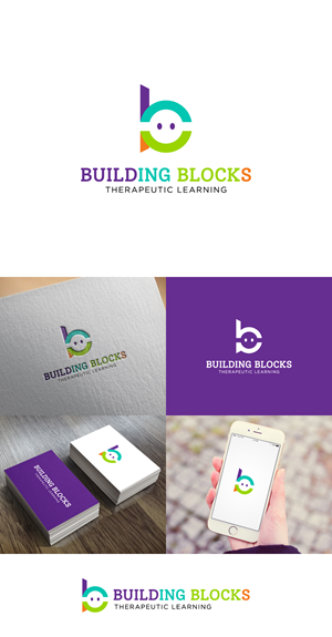 Logo Design by NineOwl for Building Blocks Therapeutic Learning | Design: #29405359