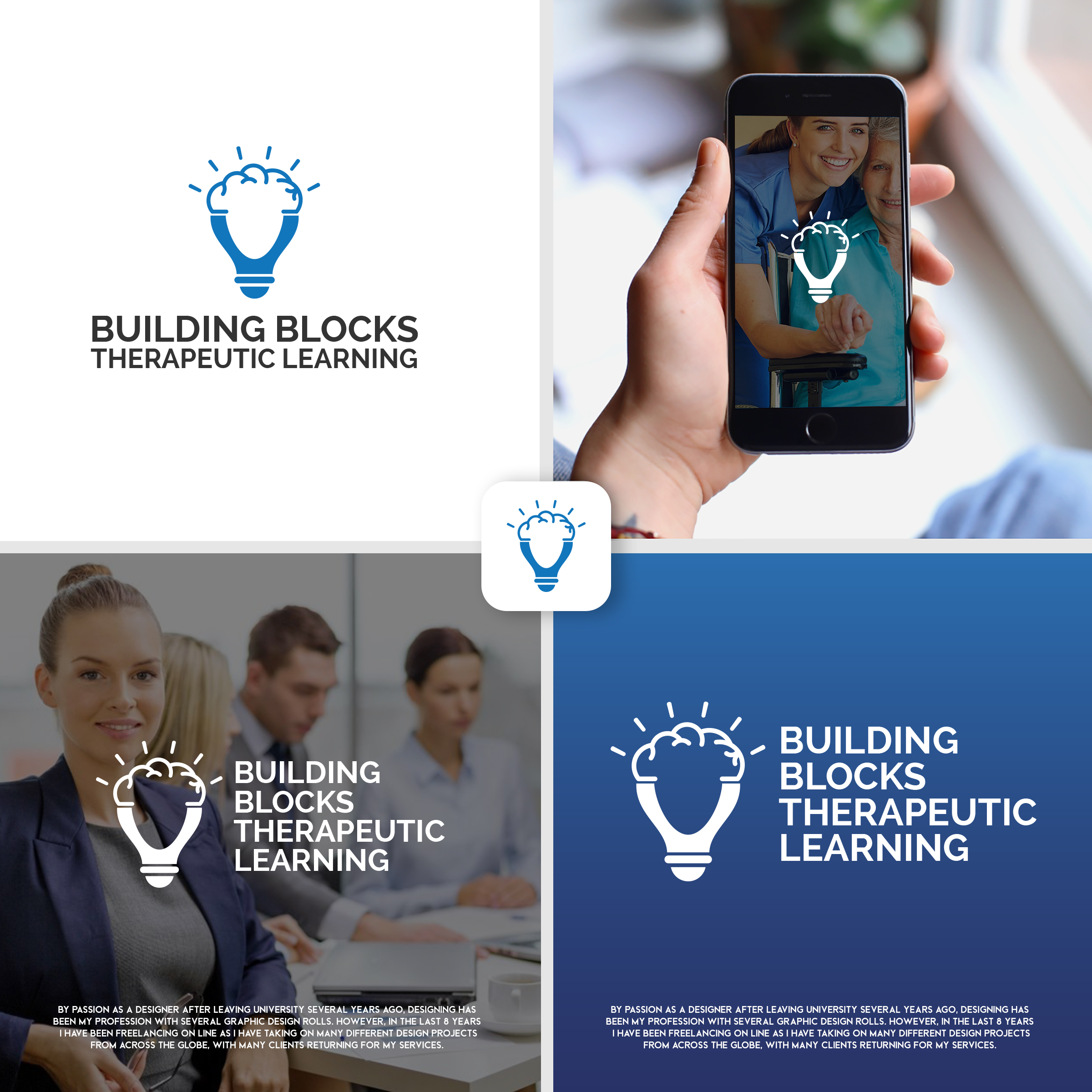 Logo Design by artdot for Building Blocks Therapeutic Learning | Design #29411623