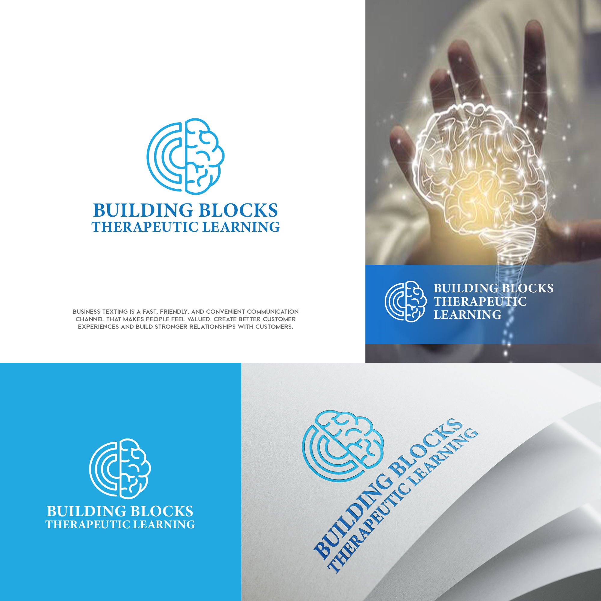 Logo Design by artdot for Building Blocks Therapeutic Learning | Design #29411673