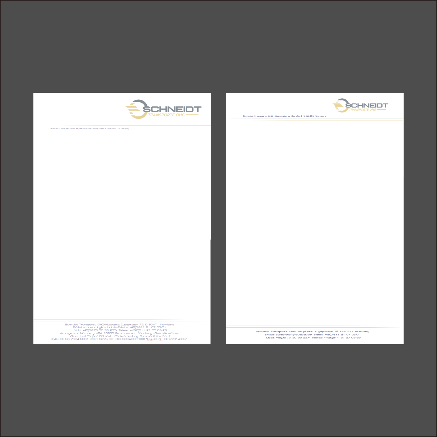 Diseño de Logo por Arham Hidayat para Schneidt Transporte OHG | Diseño #29493145