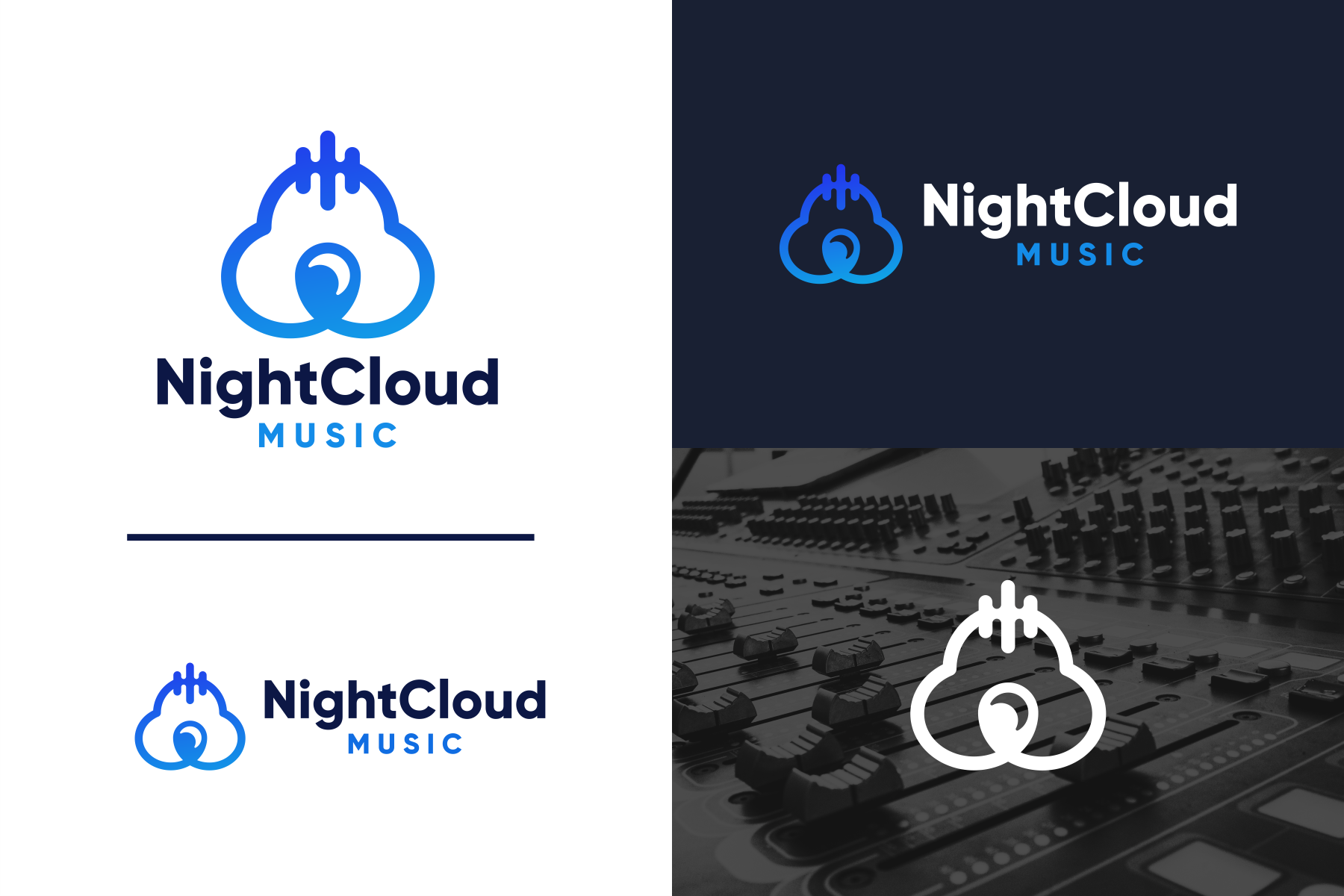 Logo Design by Aezakmi for Nightcloud Music | Design #29424358