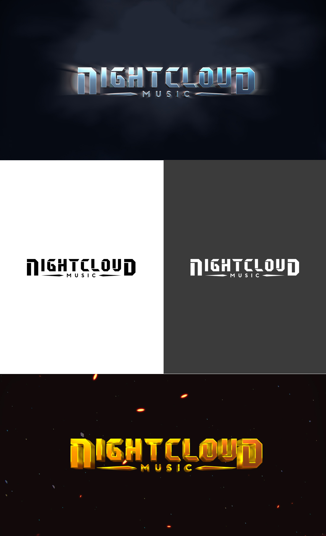 Logo Design by GLDesigns for Nightcloud Music | Design #29401455