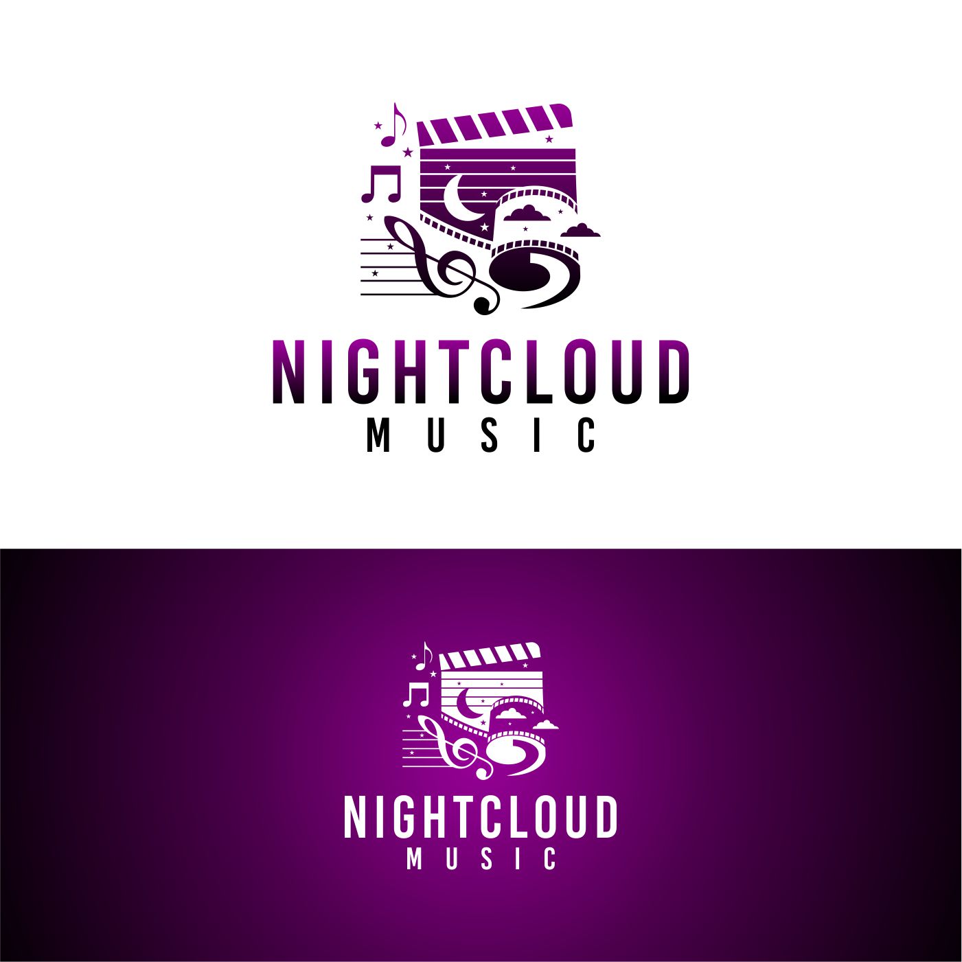 Logo Design by brand maker for Nightcloud Music | Design #29401452