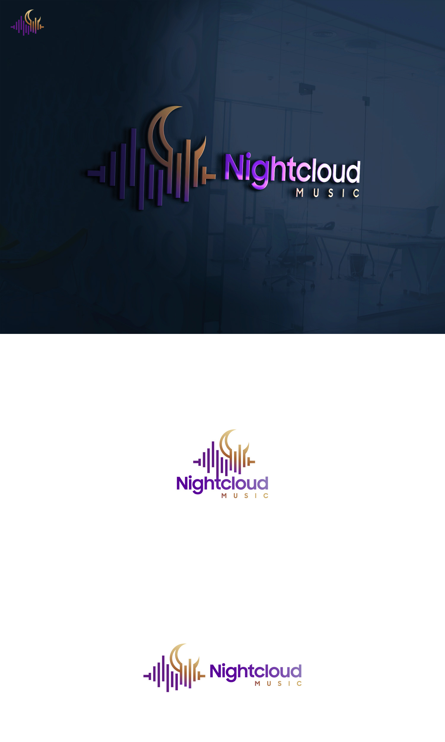 Logo-Design von Haja_H2 für Nightcloud Music | Design #29403239