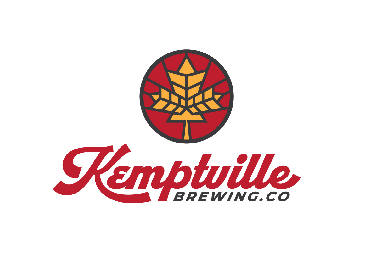 Elegant, Playful, Craft Beer Logo Design for KEMPTVILLE BREWING.CO by