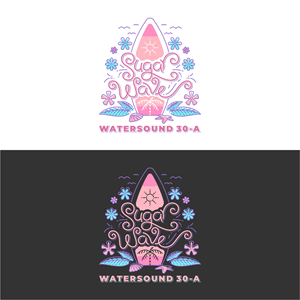 Sugar Wave Watersound 30-A | Logo Design by theJangAbayz