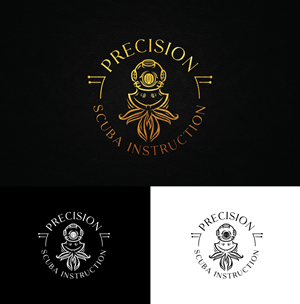 Logo Design by Logo Stock for Precision Scuba Instruction, LLC | Design: #29405397