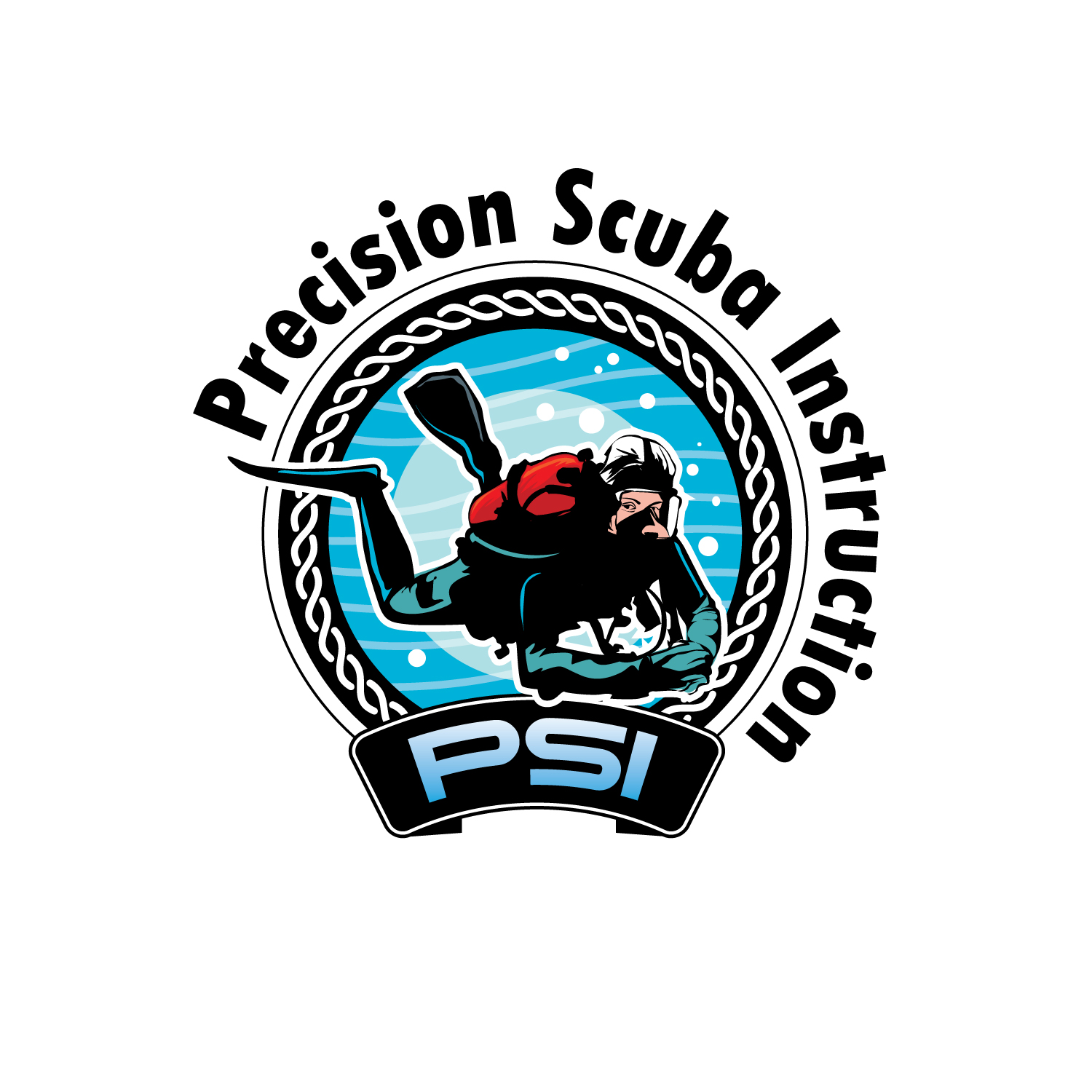 Logo Design by GODDREAMCREATION for Precision Scuba Instruction, LLC | Design #29406686