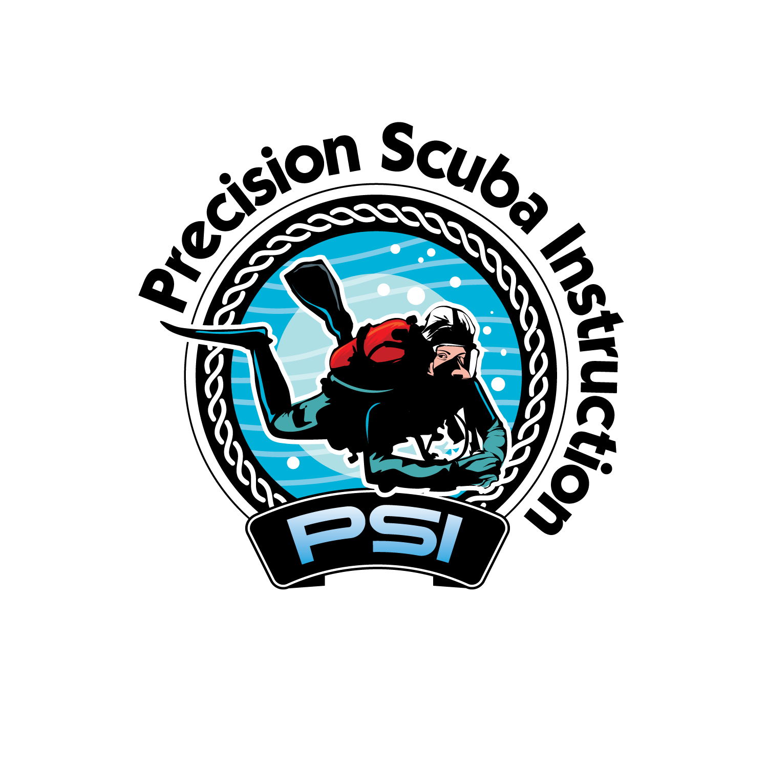 Logo Design by GODDREAMCREATION for Precision Scuba Instruction, LLC | Design #29406687