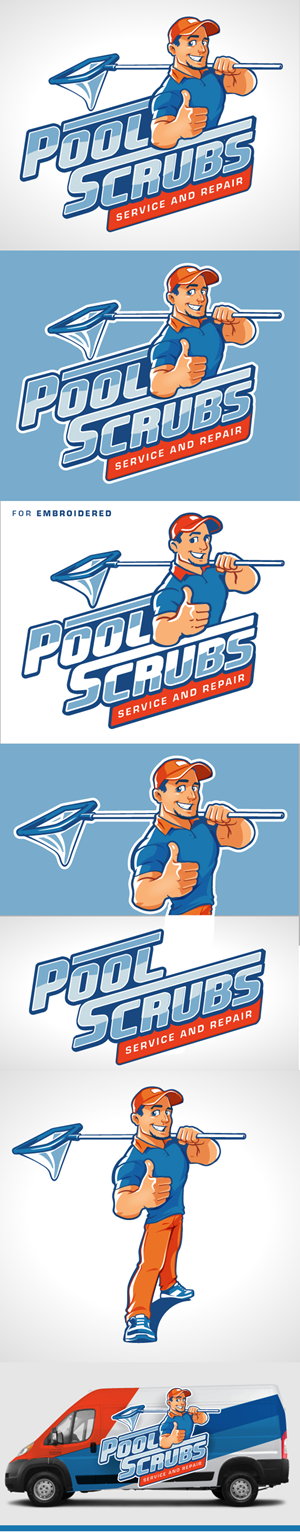 Logo Design by Suprakash 3 for Pool Scrubs | Design: #29426095