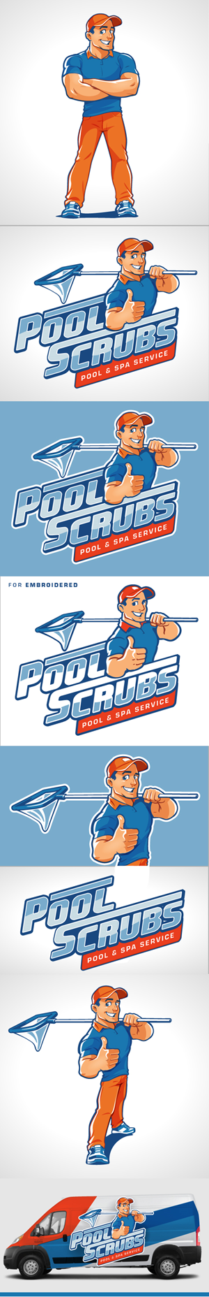 Logo Design by Suprakash 3 for Pool Scrubs | Design: #29435803