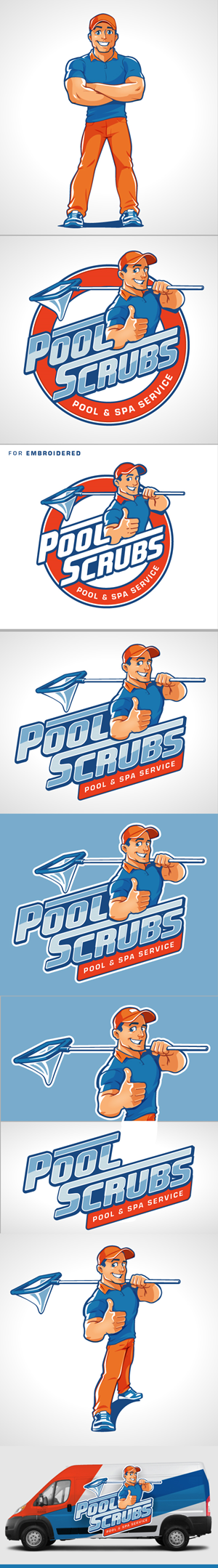 Logo Design by Suprakash 3 for Pool Scrubs | Design #29438993
