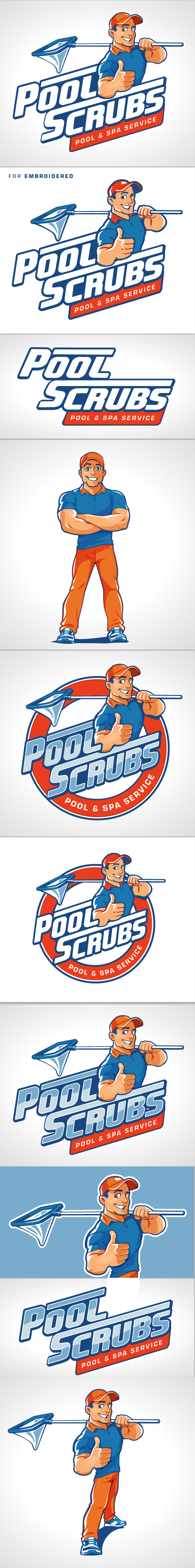 Logo Design by Suprakash 3 for Pool Scrubs | Design #29444240