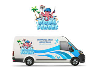 Logo Design by dan86 for Pool Scrubs | Design: #29403838
