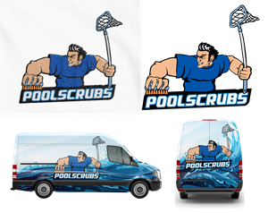 Logo Design by dmoeksa for Pool Scrubs | Design: #29426988