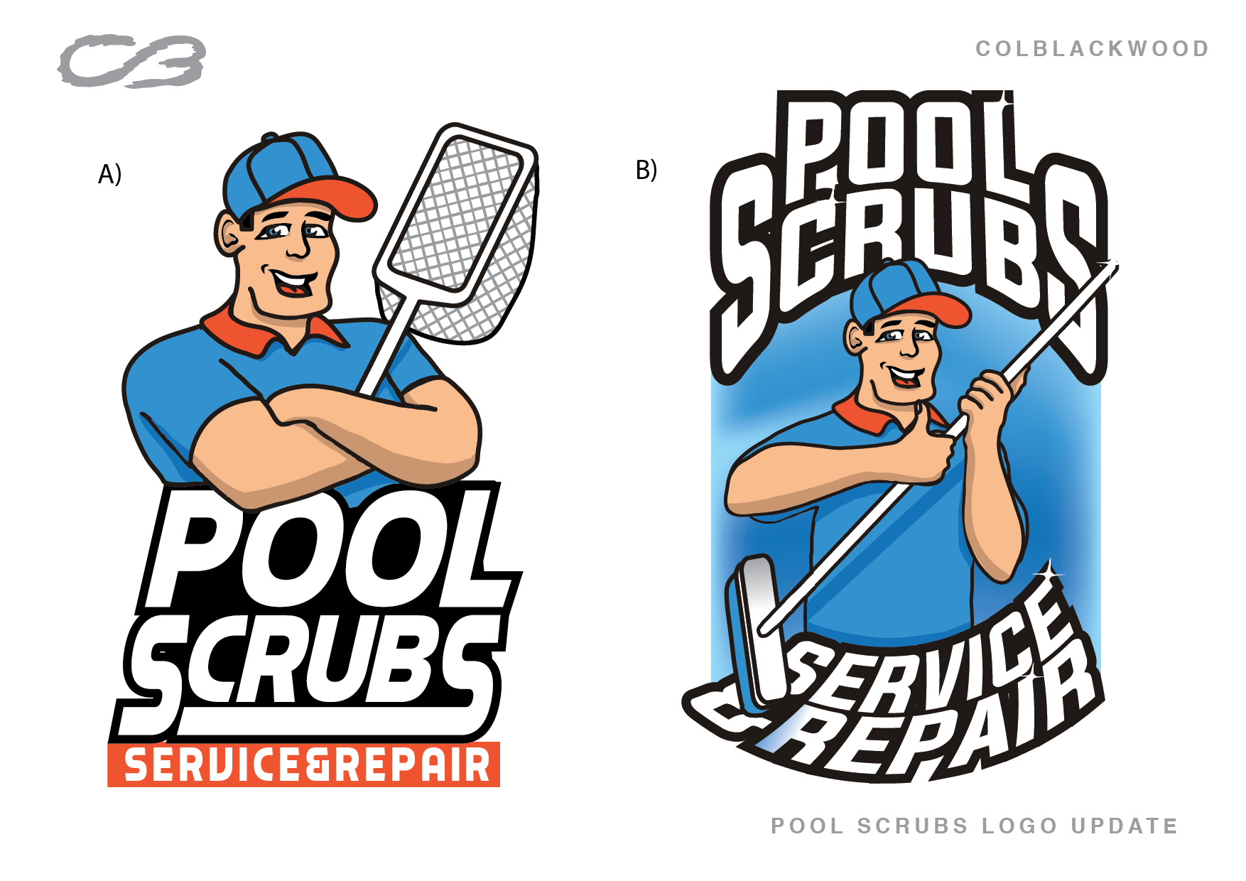 Logo Design by Col 3 for Pool Scrubs | Design #29412820
