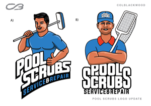Logo Design by Col 3 for Pool Scrubs | Design: #29413777