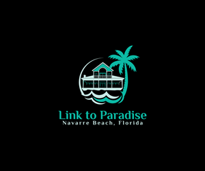 Link to Paradise and Navarre Beach, Florida | Logo-Design von Stencil art