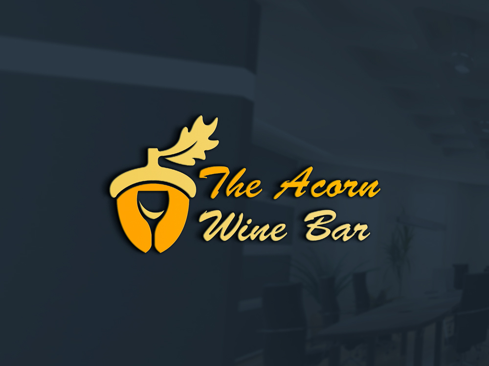 Logo Design by Uhm@design for The Acorn Wine bar | Design #29406130