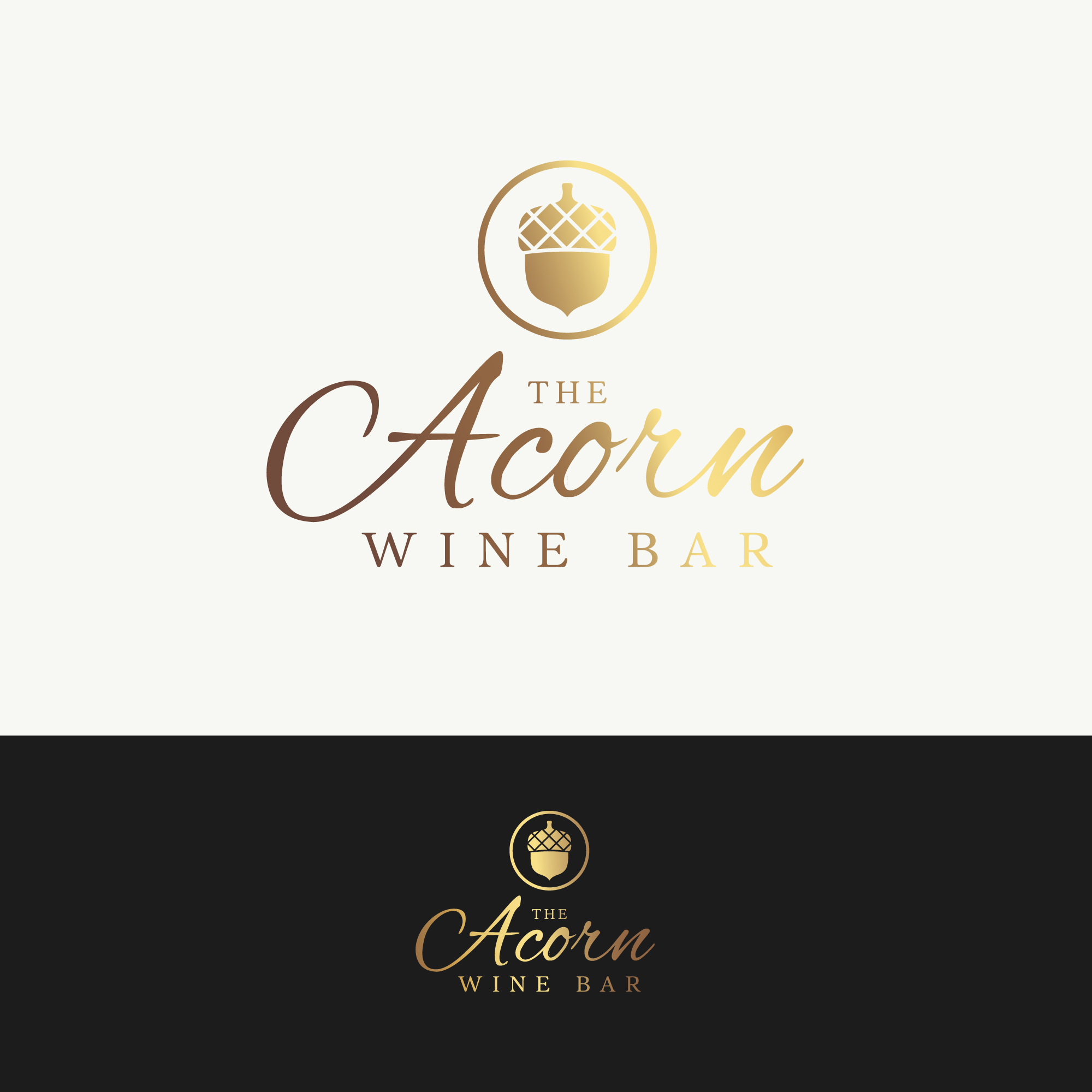 Logo Design by Peroni for The Acorn Wine bar | Design #29438747