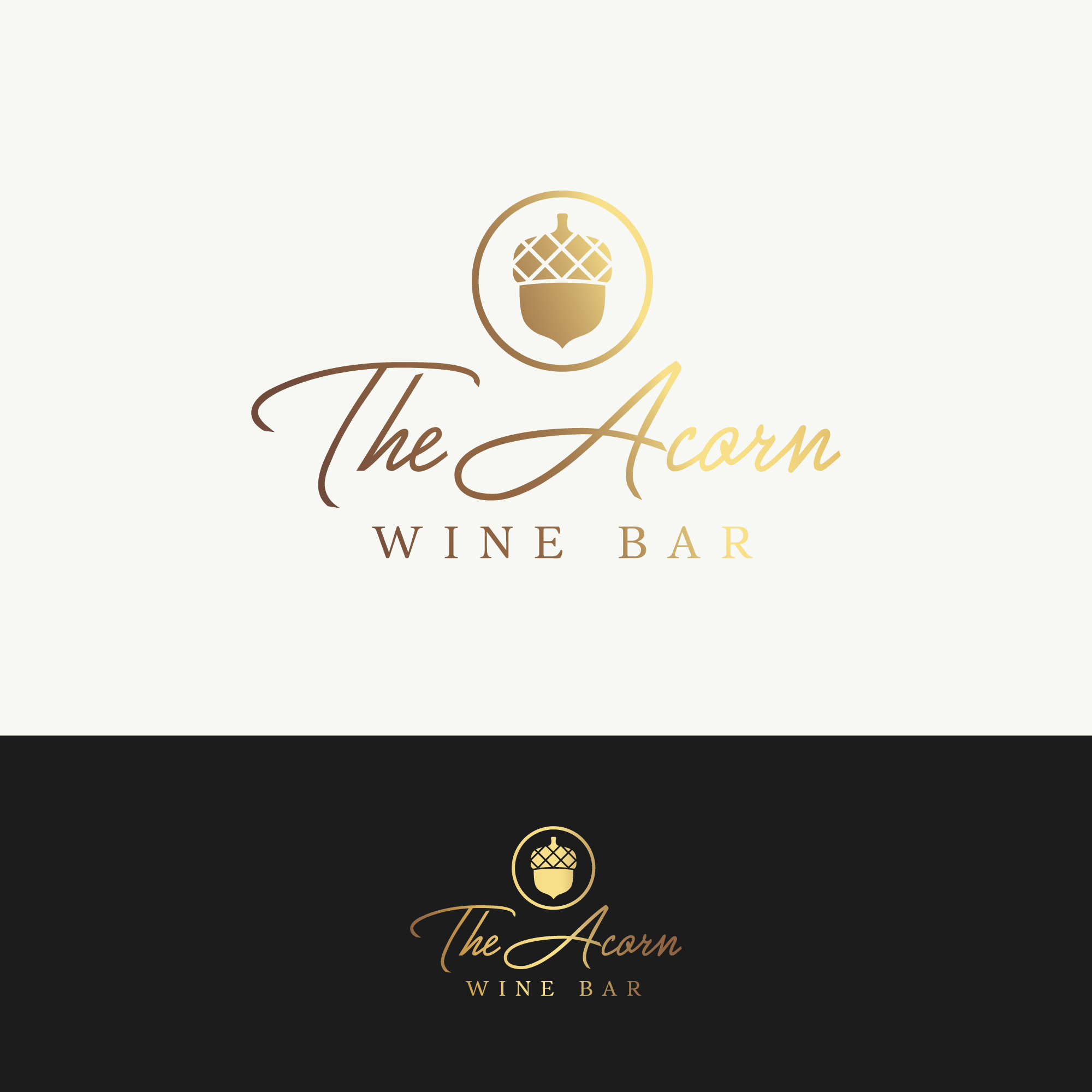 Logo Design by Peroni for The Acorn Wine bar | Design #29438748