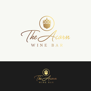 The Acorn Wine Bar | Logo Design by Peroni