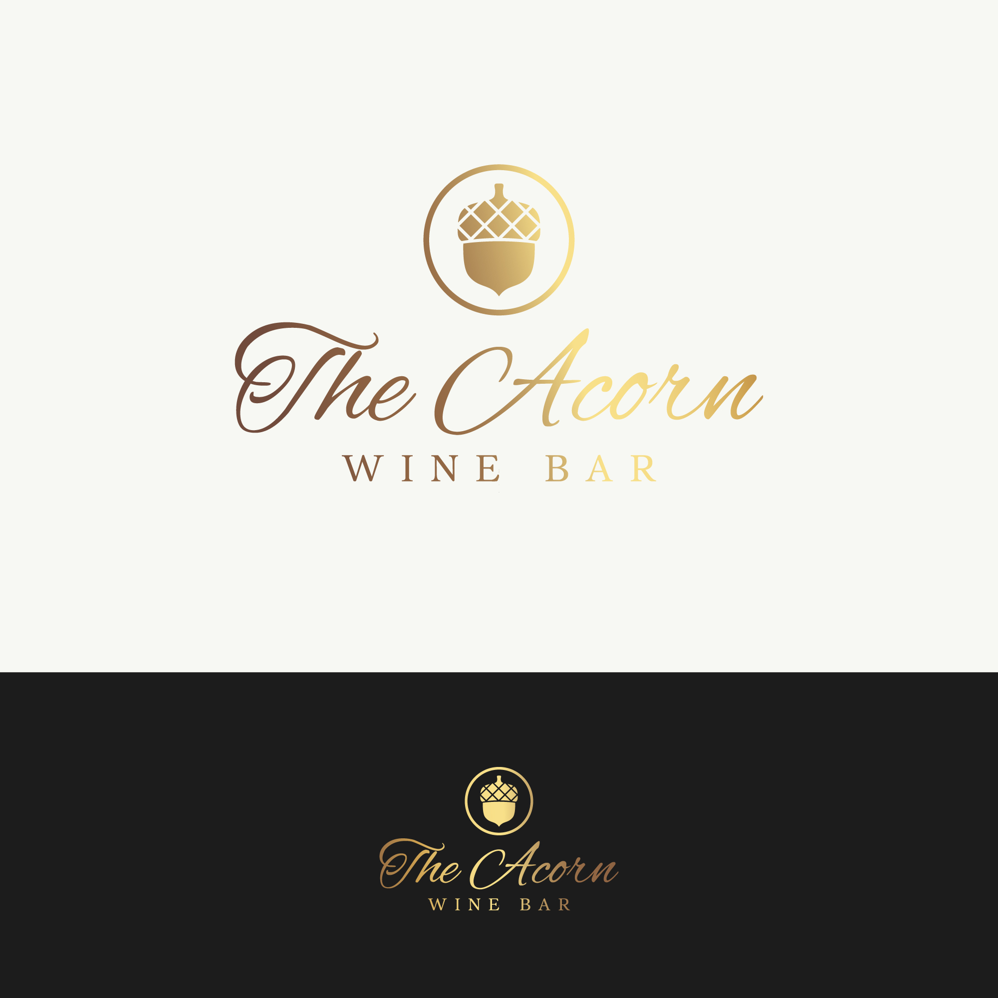 Logo Design by Peroni for The Acorn Wine bar | Design #29438749