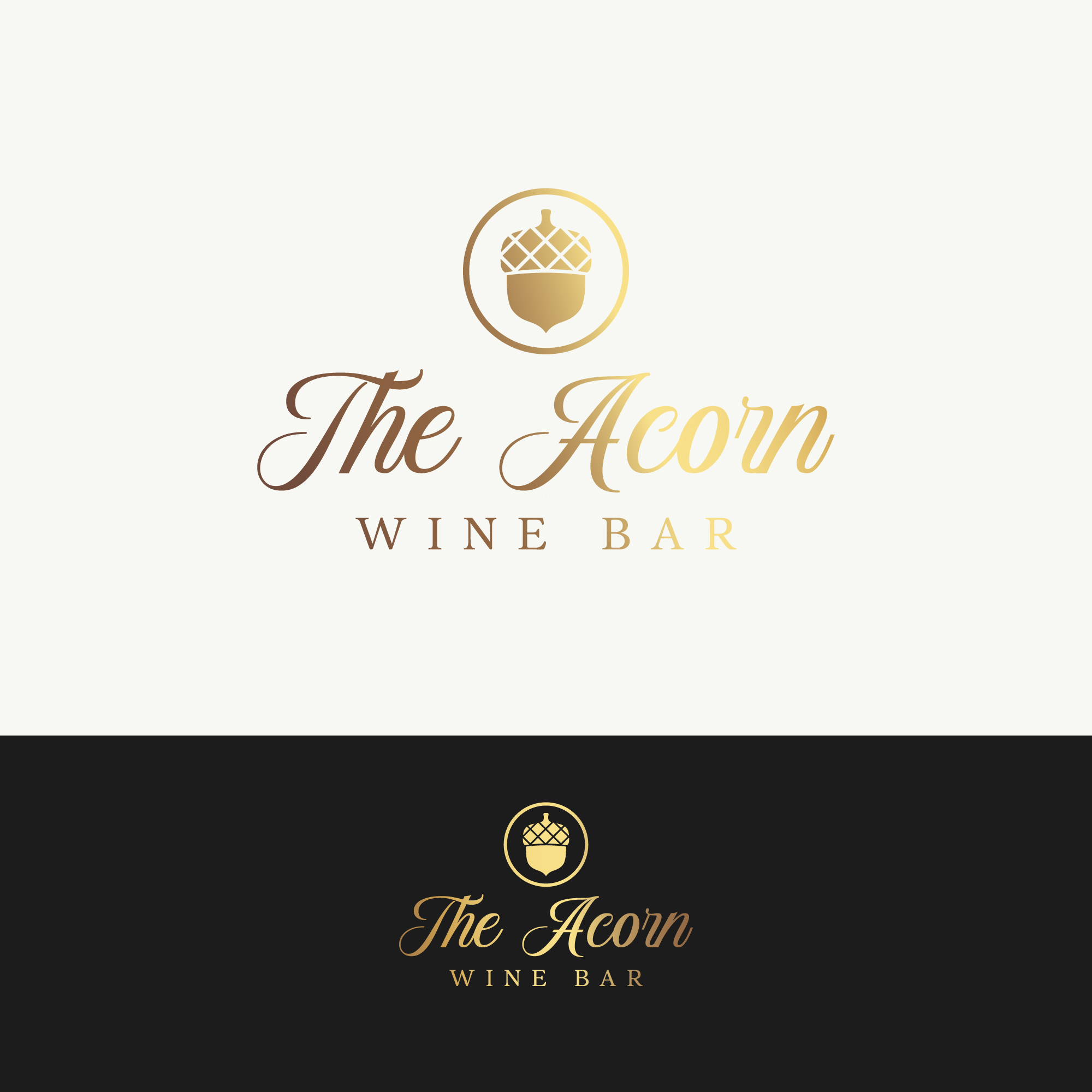 Logo Design by Peroni for The Acorn Wine bar | Design #29438751