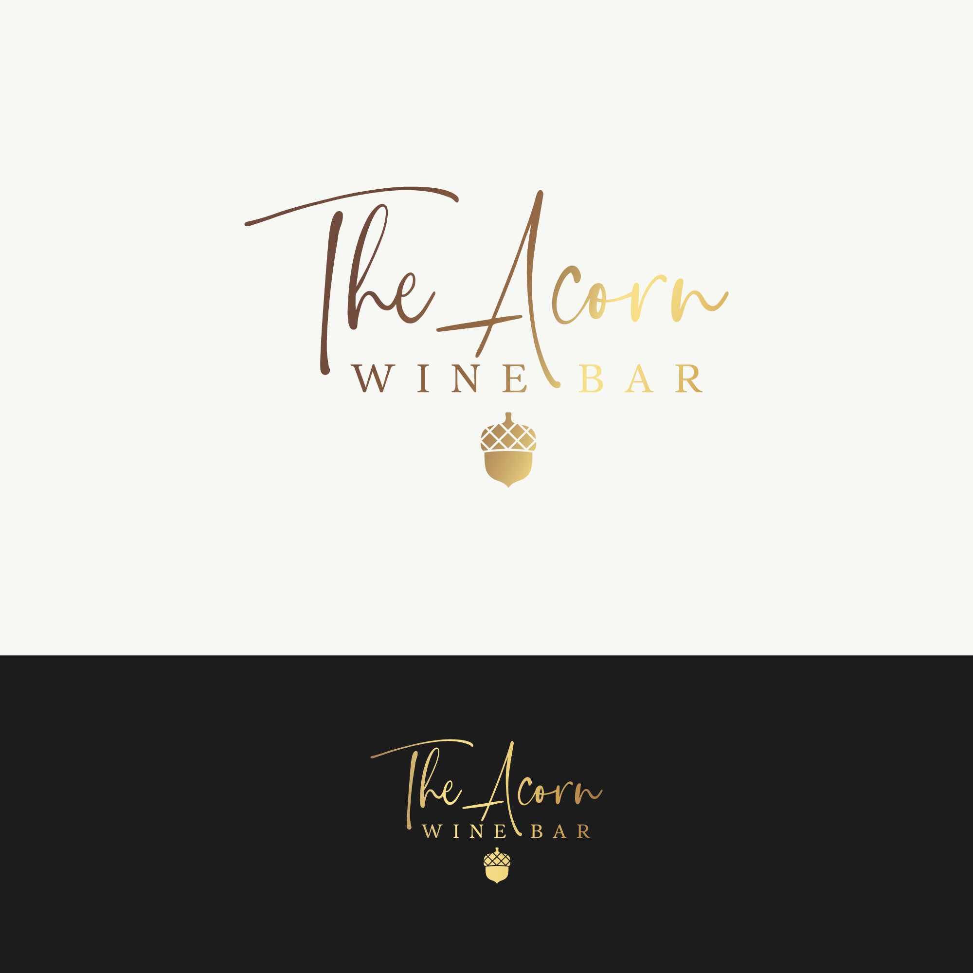 Logo Design by Peroni for The Acorn Wine bar | Design #29438755