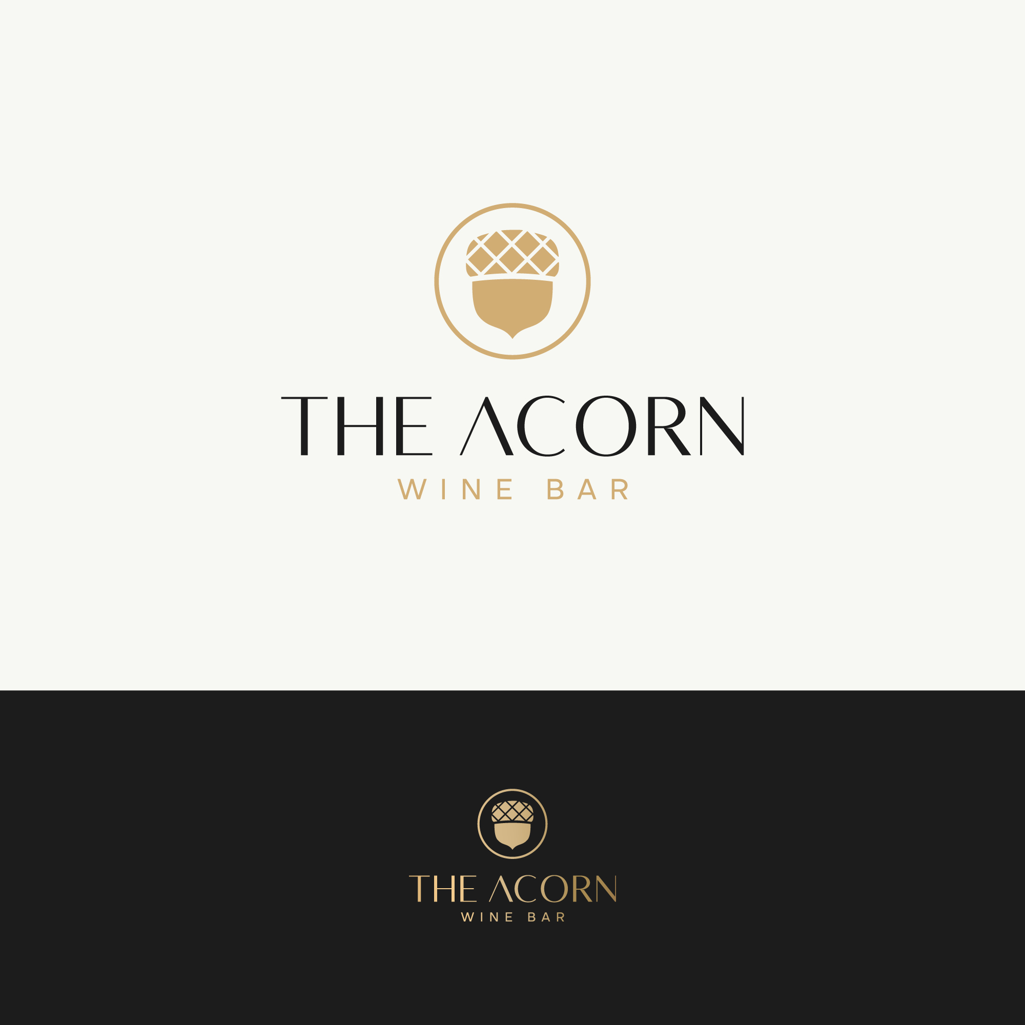 Logo Design by Peroni for The Acorn Wine bar | Design #29455838