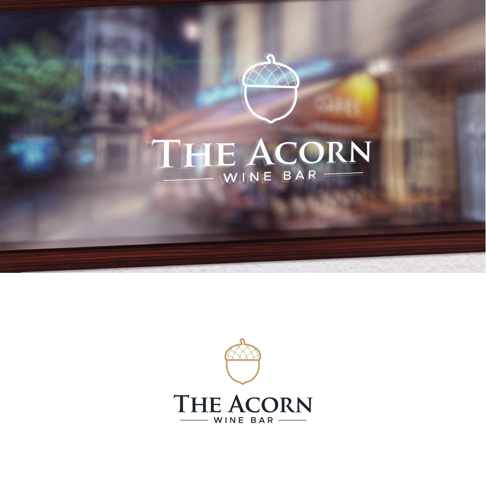 Diseño de Logo por AAZ_Studio para The Acorn Wine bar | Diseño #29408036