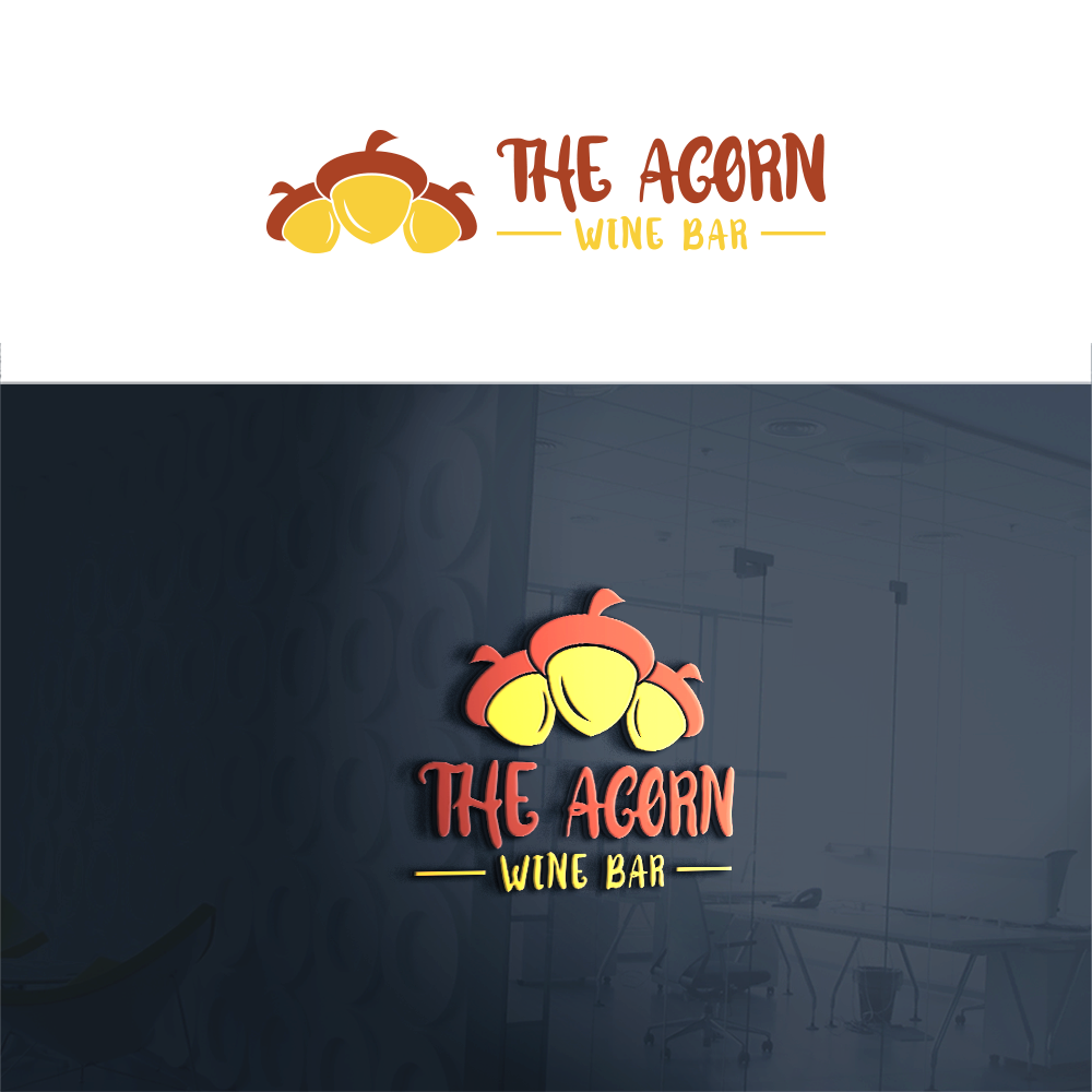 Logo Design by Alb@ri for The Acorn Wine bar | Design #29419334