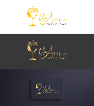 Logo Design by Amethystica for The Acorn Wine bar | Design: #29423227