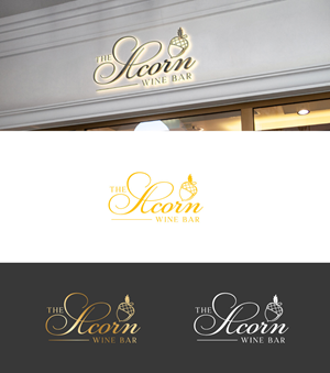 Logo Design by Amethystica for The Acorn Wine bar | Design: #29433048