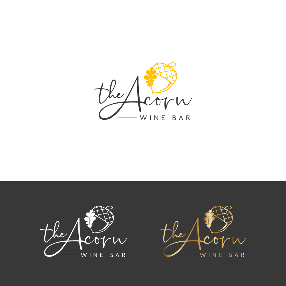 Design de Logo par Amethystica pour The Acorn Wine bar | Design #29443820