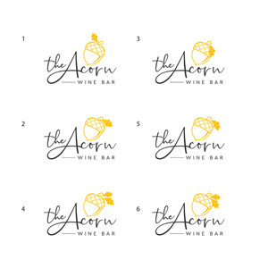 Logo Design by Amethystica for The Acorn Wine bar | Design: #29452365