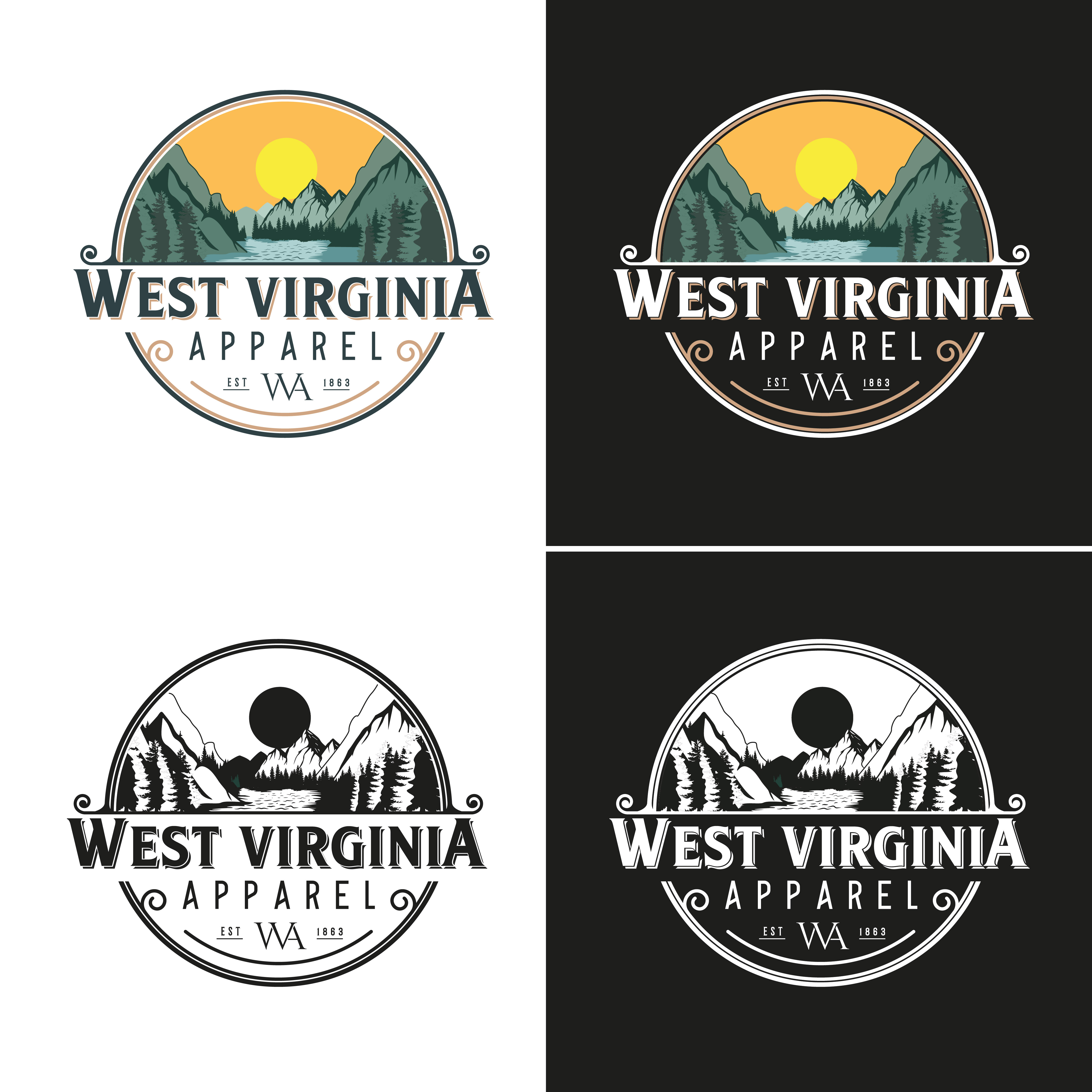 Logo Design by Idea Master Plus for West Virginia Apparel | Design #29408262