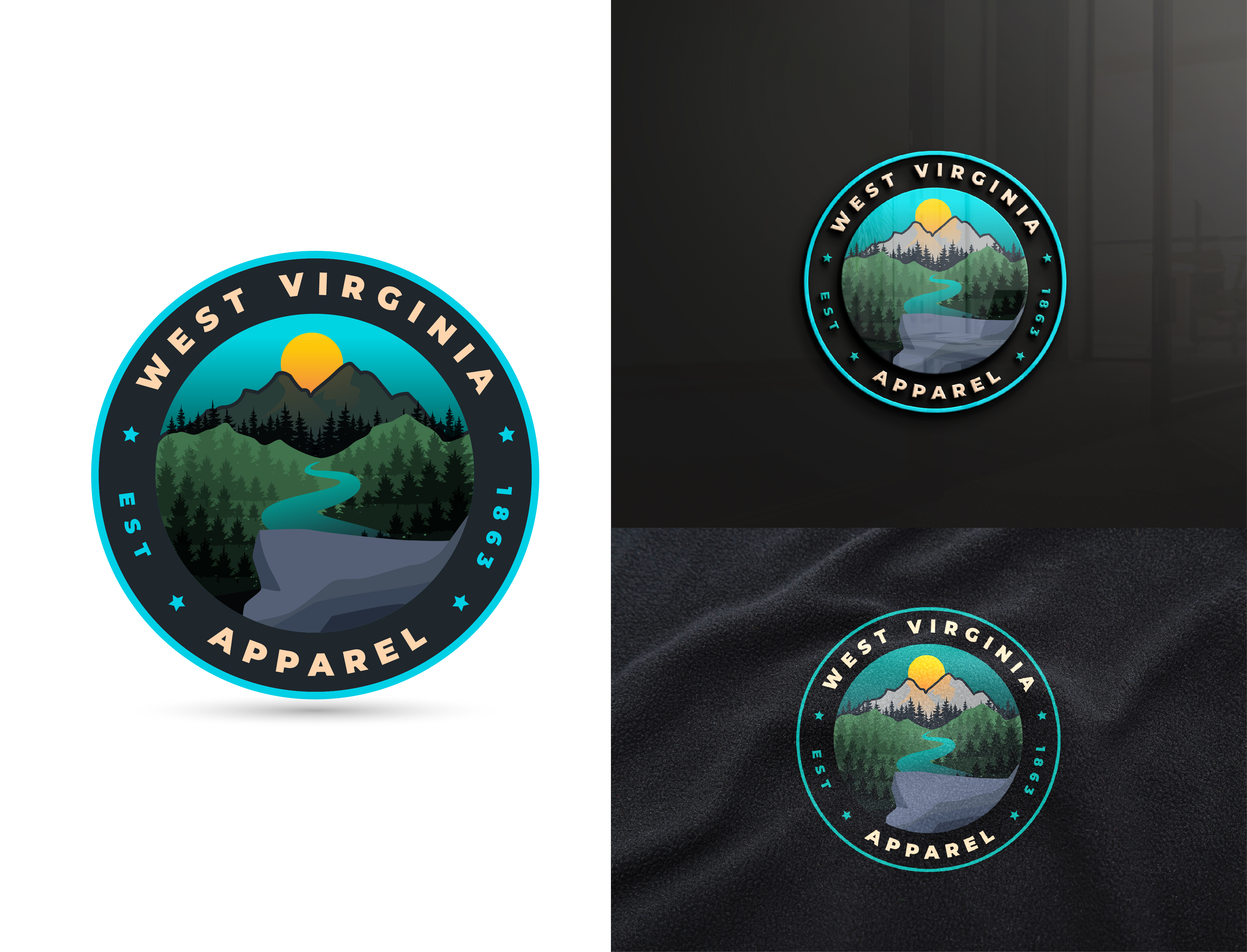 Logo Design by Ahmad Sani for West Virginia Apparel | Design #29404887