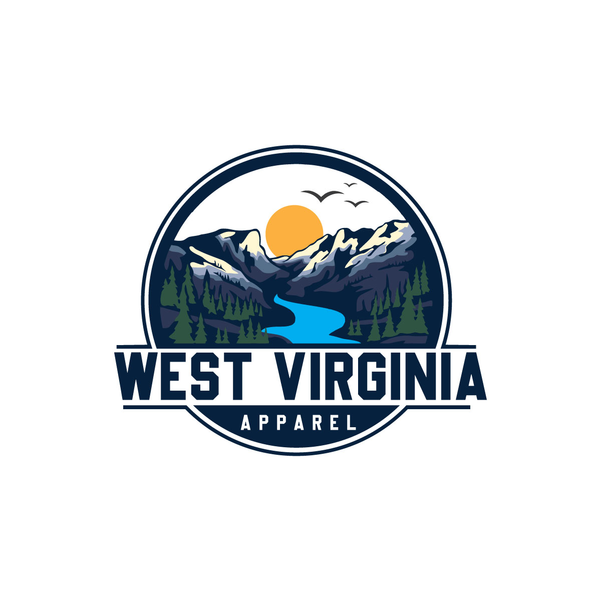 Logo Design by Rosalie.. for West Virginia Apparel | Design #29406802