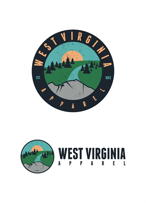 Logo Design by DoppelGanger Studio for West Virginia Apparel | Design: #29405967