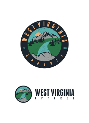 Logo Design by DoppelGanger Studio for West Virginia Apparel | Design: #29406124
