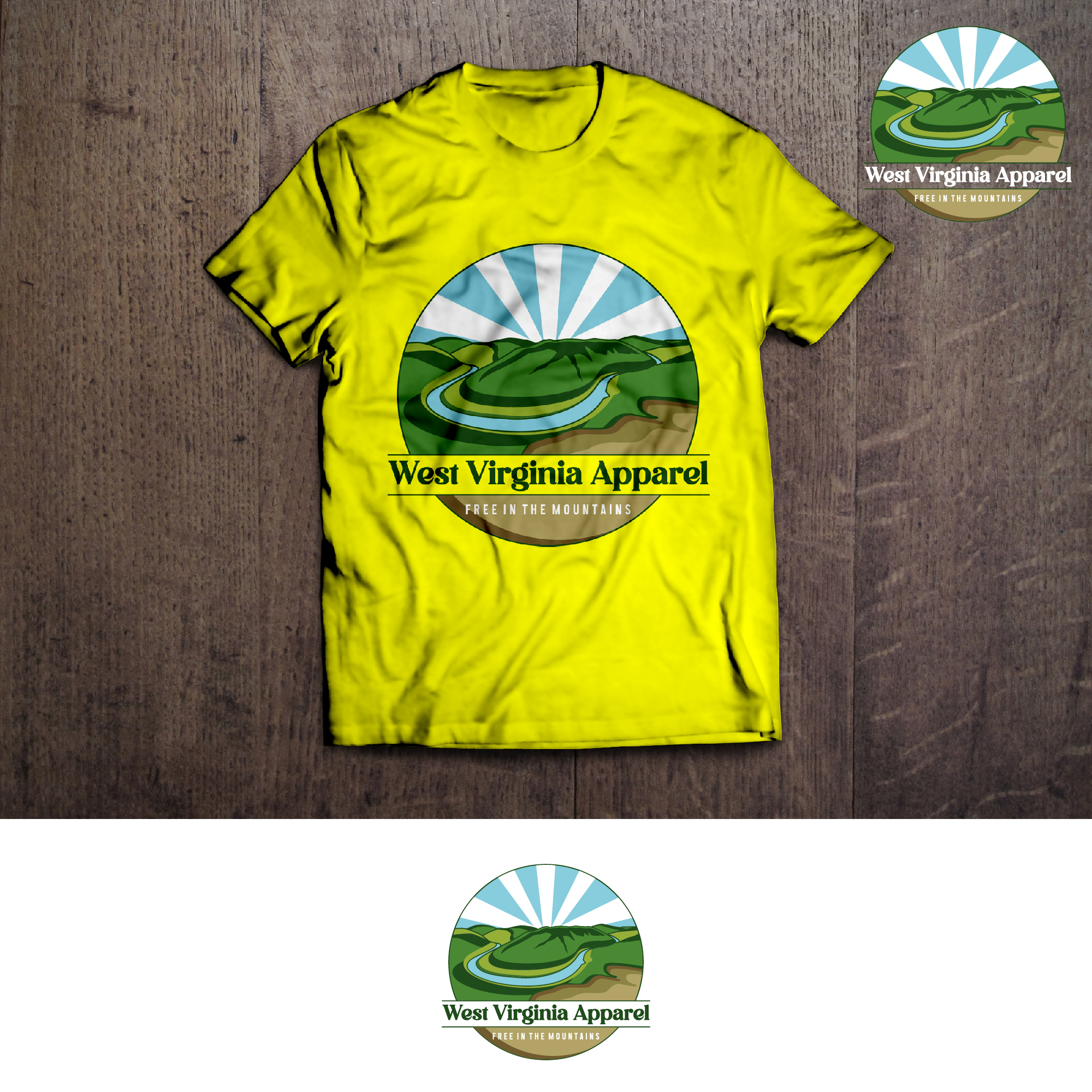 Logo Design by WalahTeaEuy for West Virginia Apparel | Design #29407989