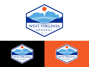 Logo Design by Justin E for West Virginia Apparel | Design: #29404604