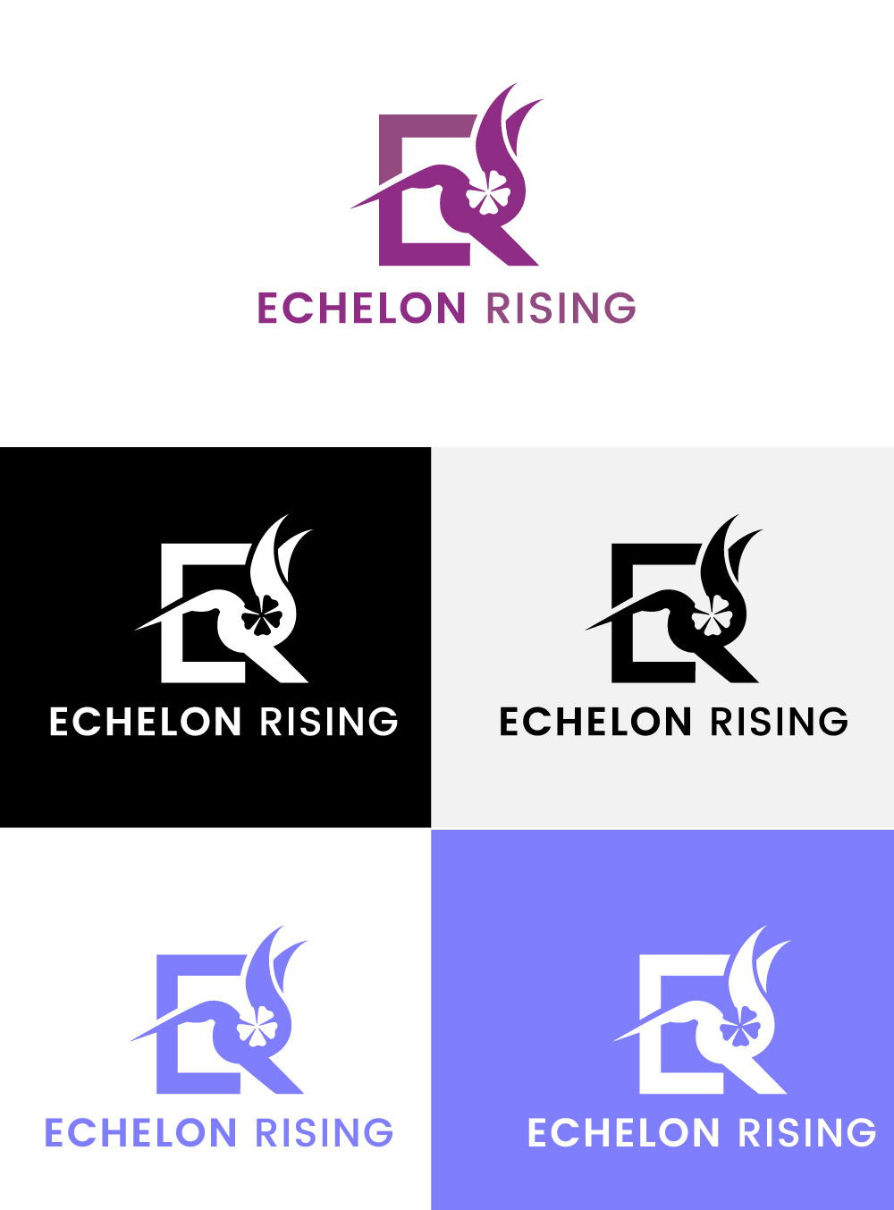 Logo Design by Sayma Fashion for Echelon Rising | Design #29435837