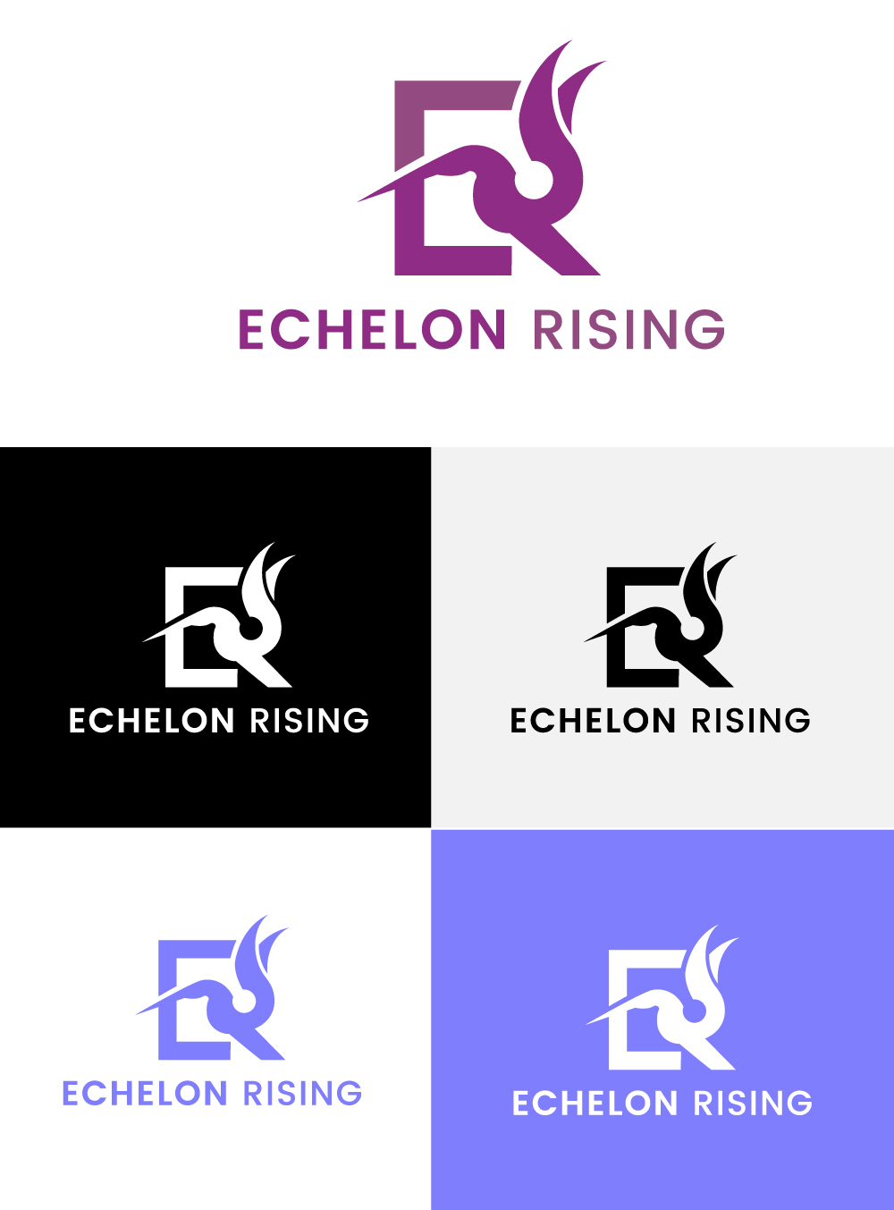 Logo Design by Sayma Fashion for Echelon Rising | Design #29435845