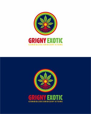 GRIGNY EXOTIC is the name of the shop but we would like a wordmark + a symbol | Diseño de Logo por Sibyle