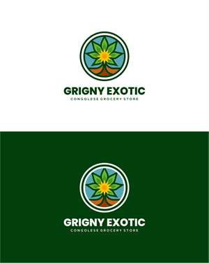 GRIGNY EXOTIC is the name of the shop but we would like a wordmark + a symbol | Diseño de Logo por Sibyle