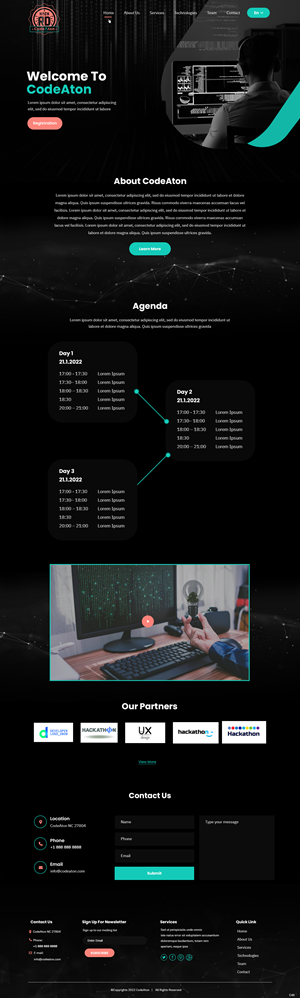Landing Page Design by pb for Mediatrix | Design: #29420294