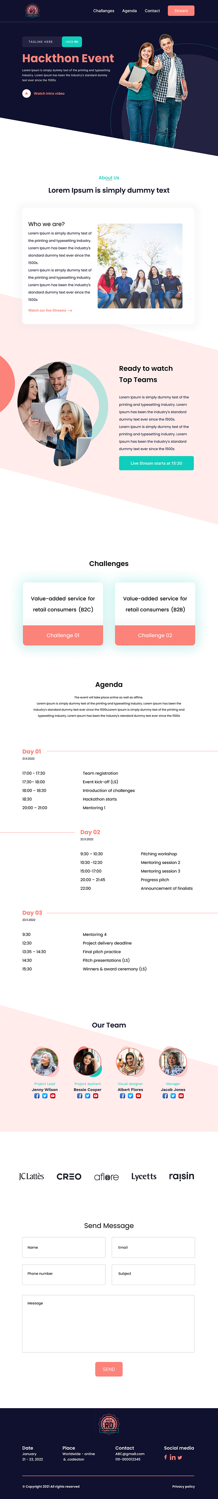 Landing Page Design by Samahir Sharif for Mediatrix | Design #29427957